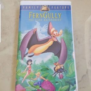 SALE! Vhs Fern Gully The Last Rainforest